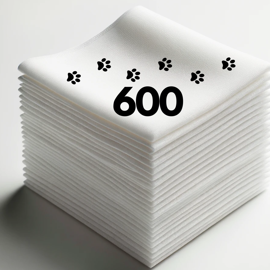 DAVELEN Disposable Pet Towels - 600 pcs | 32