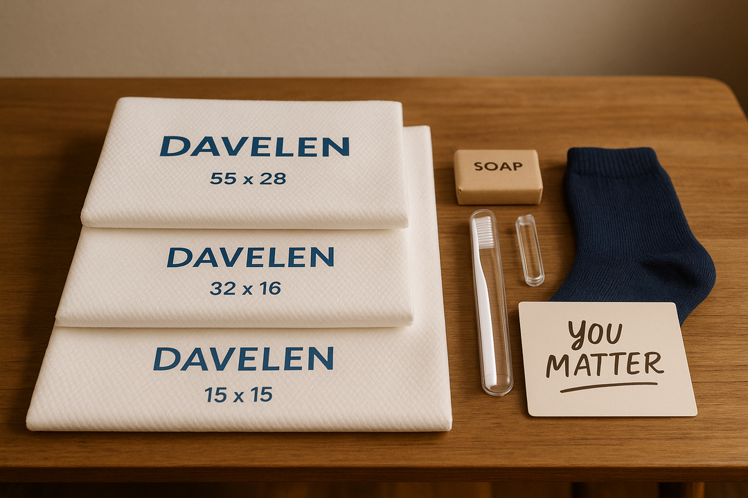 Disposable Towels for Homeless Outreach & Shelters: A Practical, Dignified Choice for Care Kits