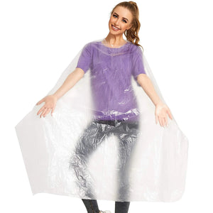 Disposable Transparent Capes for Hair Salons