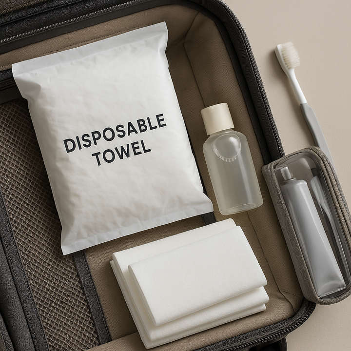 DAVELEN Disposable Bidet Towels – Lint-Free, Soft Pat-Drying (15" x 15"), 50 Towels/Pack