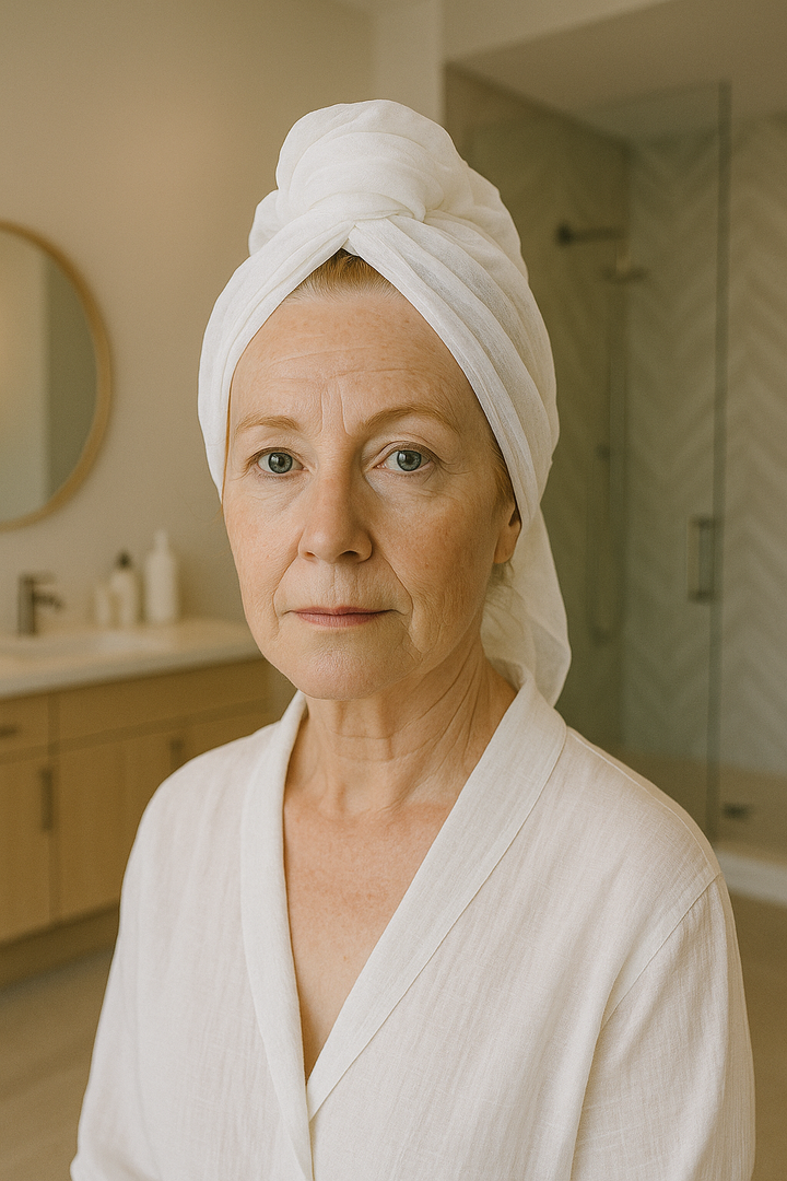 Curly Hair Plopping Towel – Disposable, Seam-Free, Anti-Frizz, Lint-Free Viscose (32×16, White, 50-Pack)