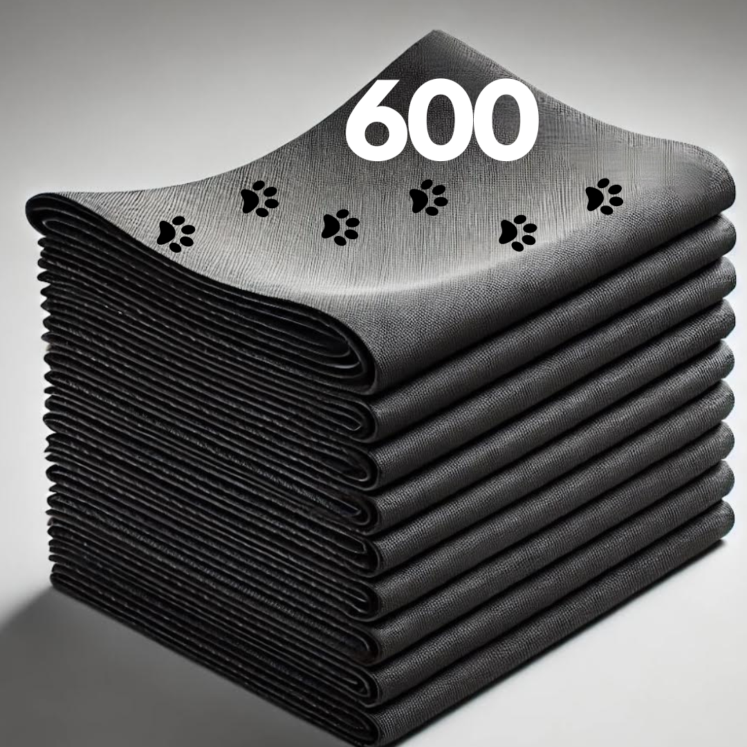 DAVELEN Disposable Towels for Pets - 600 pcs | Natural, Eco-Friendly, Wood Fiber