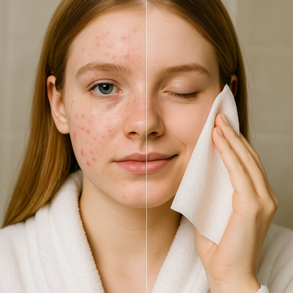 DAVELEN 15x15 Disposable Towels – Soft Lint-Free Facial & Spa Wipes