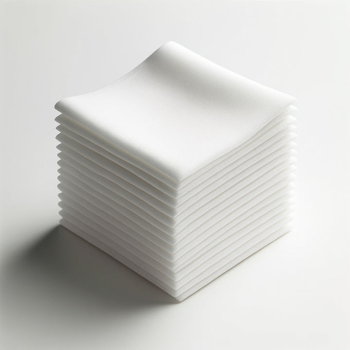 DAVELEN Disposable Bidet Towels – Lint-Free, Soft Pat-Drying (15" x 15"), 50 Towels/Pack