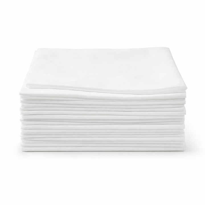 Premium Studio Disposable Towels – White, 80 Pack