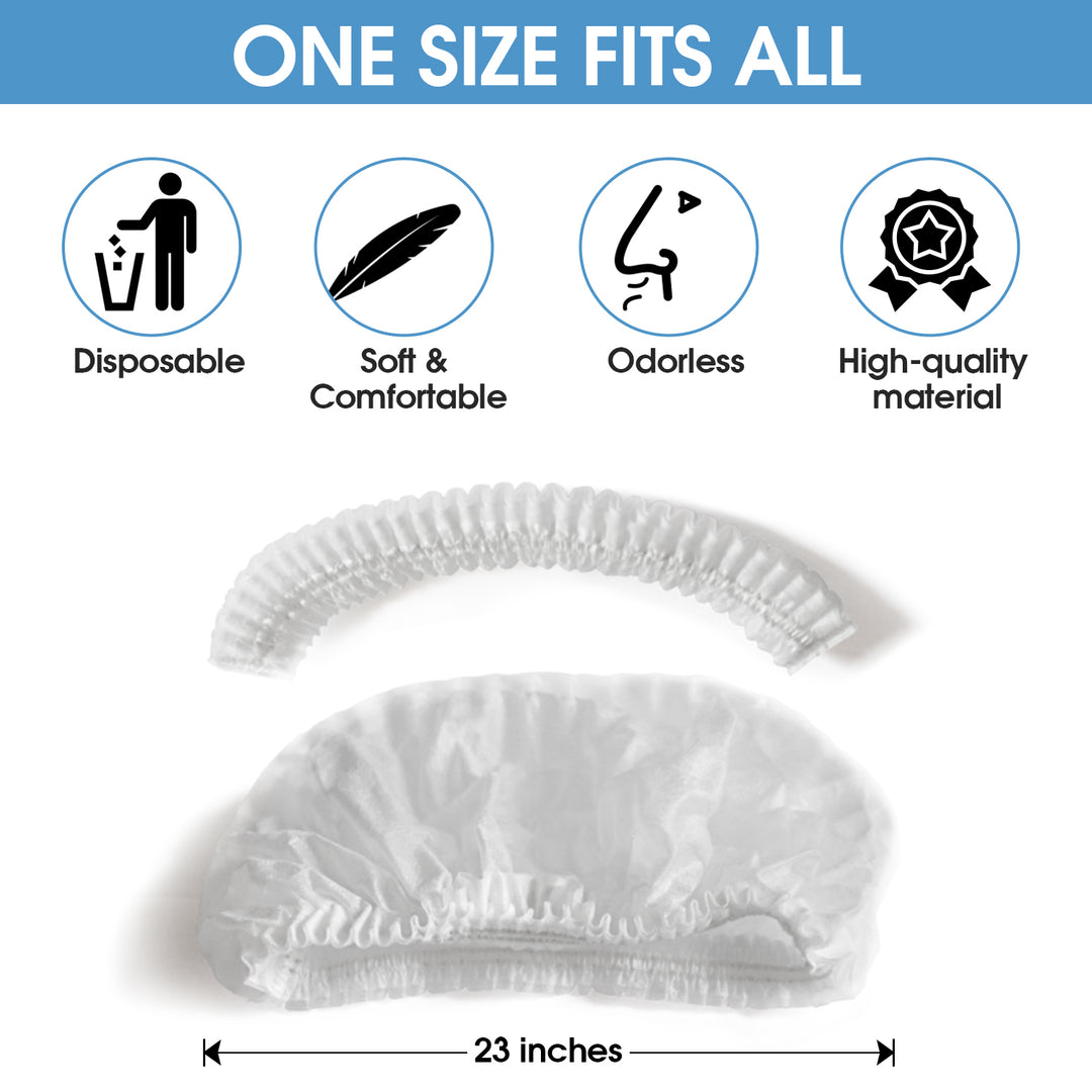 Disposable Bouffant Caps, 100 count