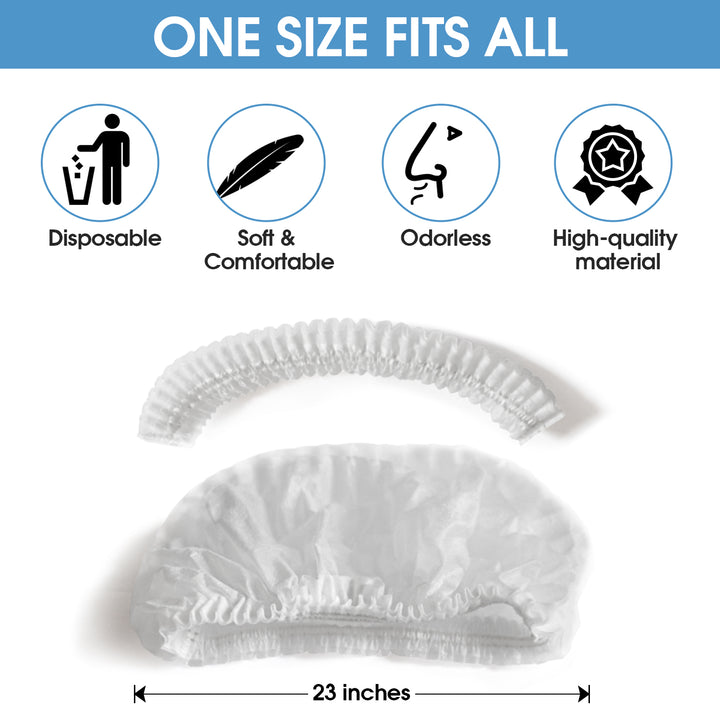 Disposable Bouffant Caps, 100 count