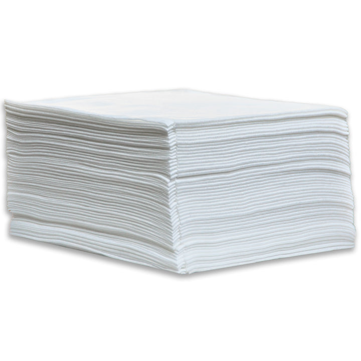 600 DAVELEN Essential  Large Disposable Towels (White) for salon and spa.