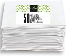 50 PREMIUM Large Disposable Towels (White)/spa towels