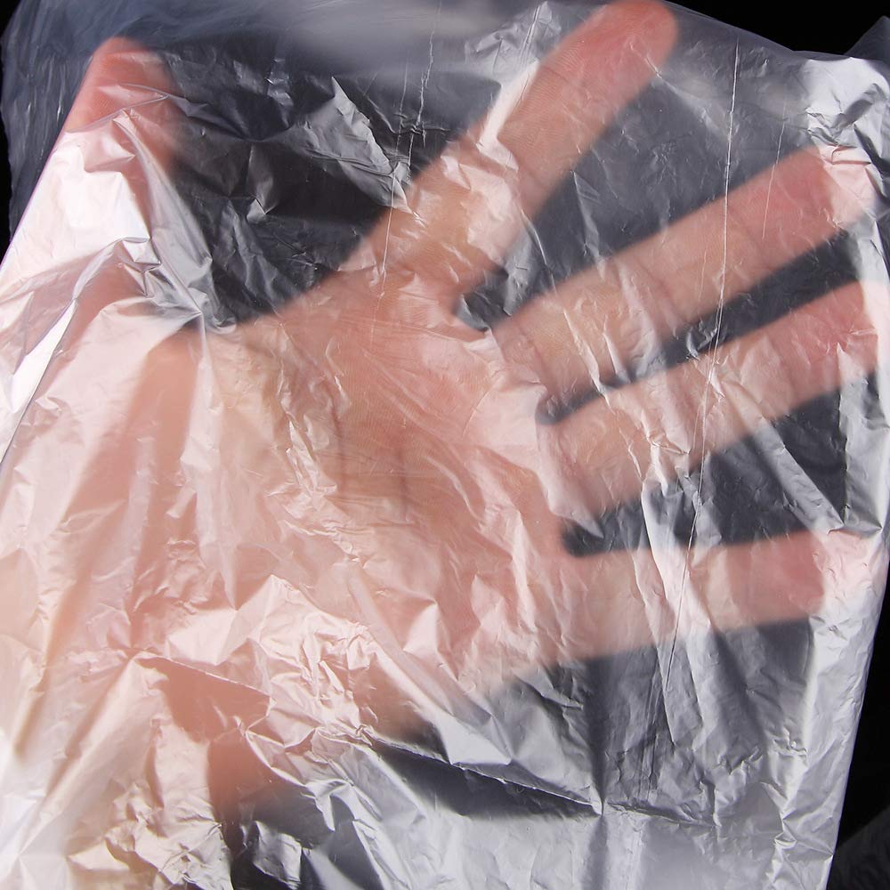 DAVELEN Disposable Transparent Capes – Premium Protection for Salons, Stylists & At-Home Hair Care | 50 Pack | Oversized 51" x 63"