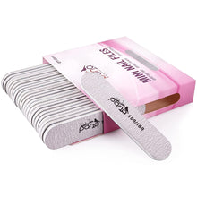 25pcs - Mini Double-Sided Emery Nail File for Manicure, Pedicure, Natural, and Acrylic Nails
